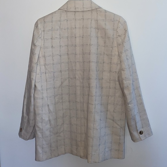 NWT Madewell Caldwell Double Breasted Blazer in Ghent Plaid size S - Picture 7 of 15
